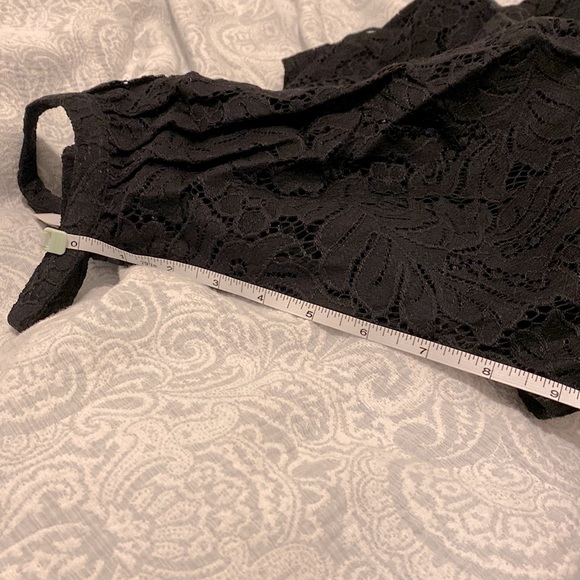 BANANA REPUBLIC Lace Midi Dress Black Size 4 - Picture 15 of 16